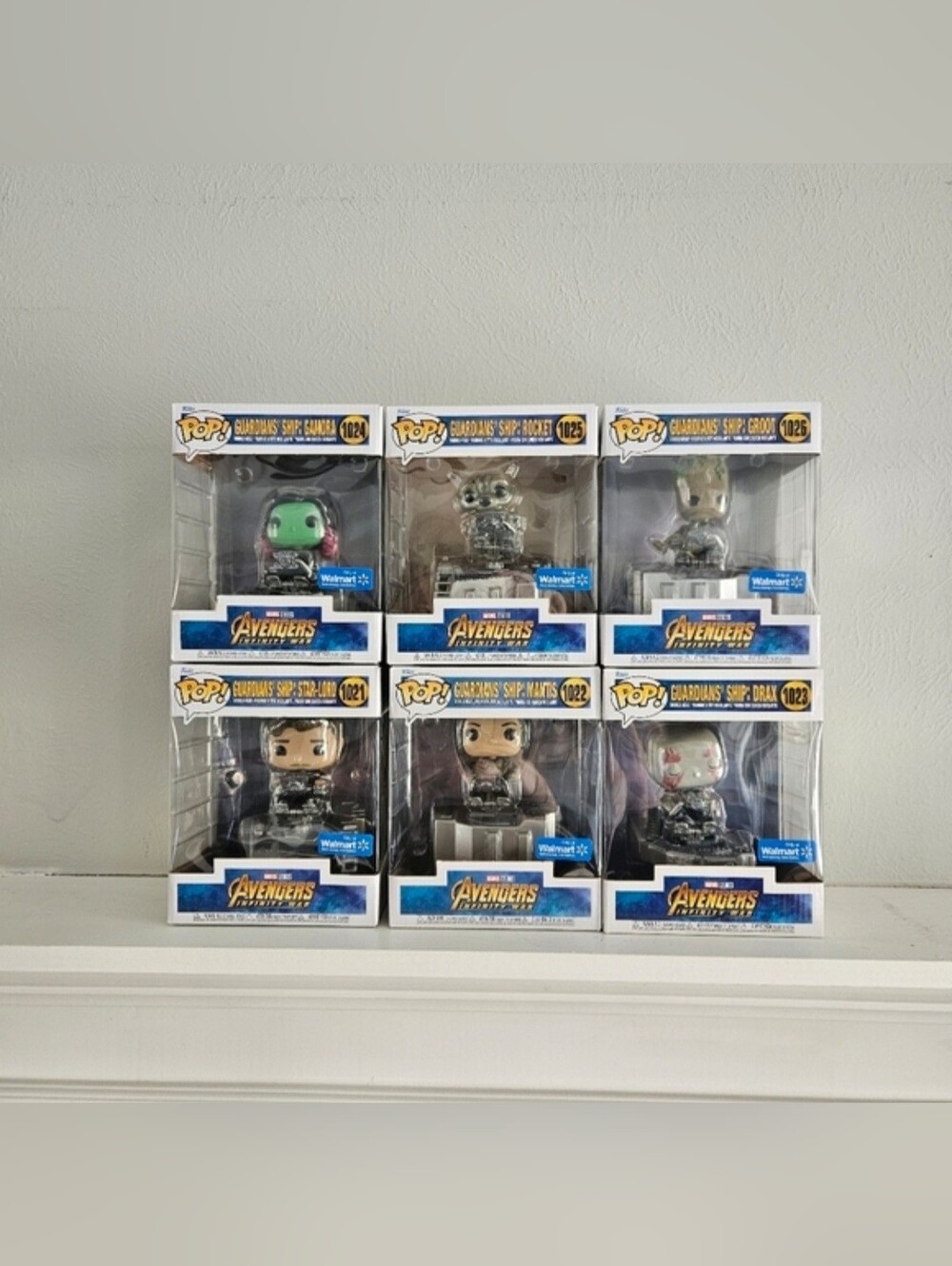 New In Box- Funko X Marvel- Avengers: Infinity War Guardians Ships Full Set